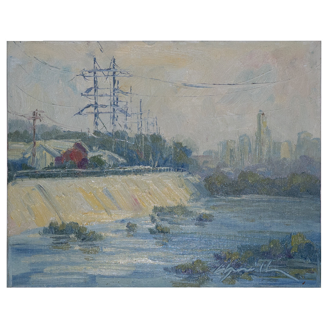 LA River Skyline