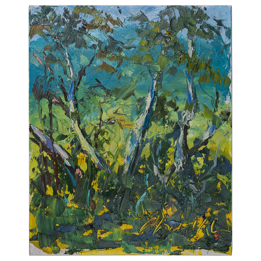 Sycamores in Green